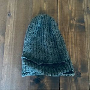 Silence + Noise green knit beanie